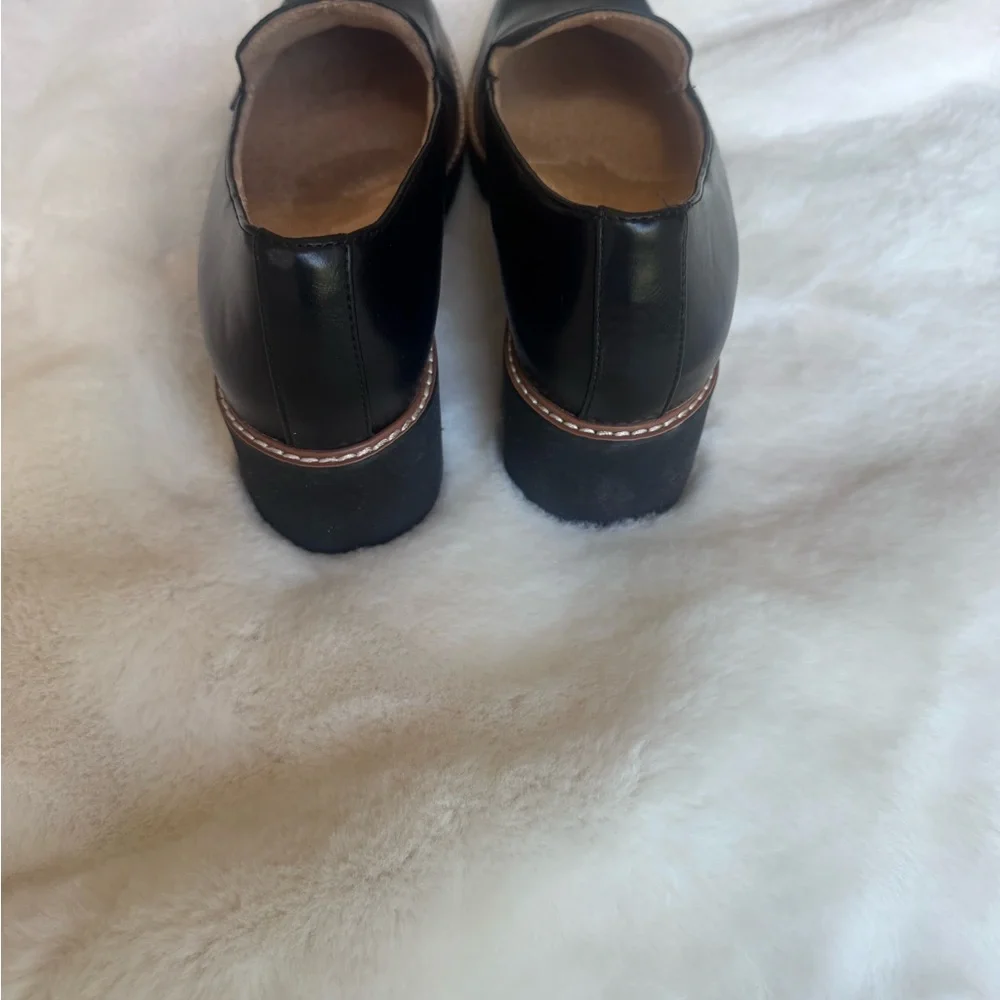 Naturalizer Black Leather Cabernet Loafers Size 10 - Picture 4 of 8